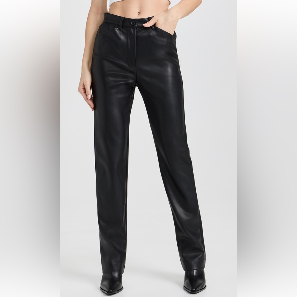 BRAND NEW Susana Monaco Faux Leather 4 Pocket Pants